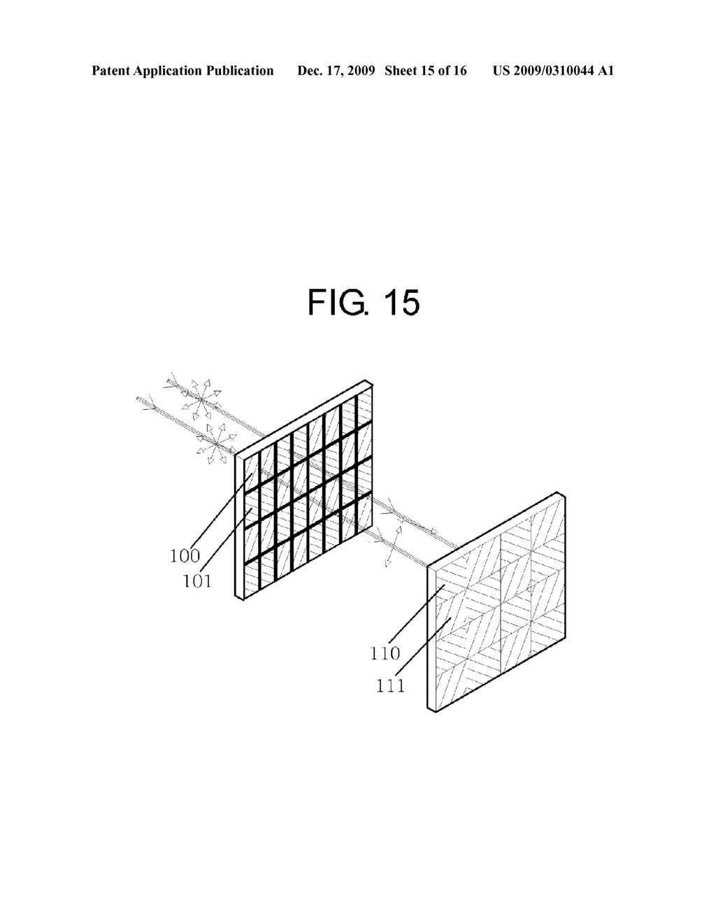 STEREOSCOPIC TFT-LCD WITH WIRE GRID POLARIZER AFFIXED TO INTERNAL SURFACES SUBSTRATES - diagram, schematic, and image 16