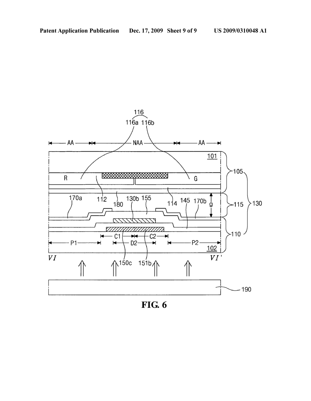 Array substrate for liquid crystal display device and method of manufacturing the same - diagram, schematic, and image 10