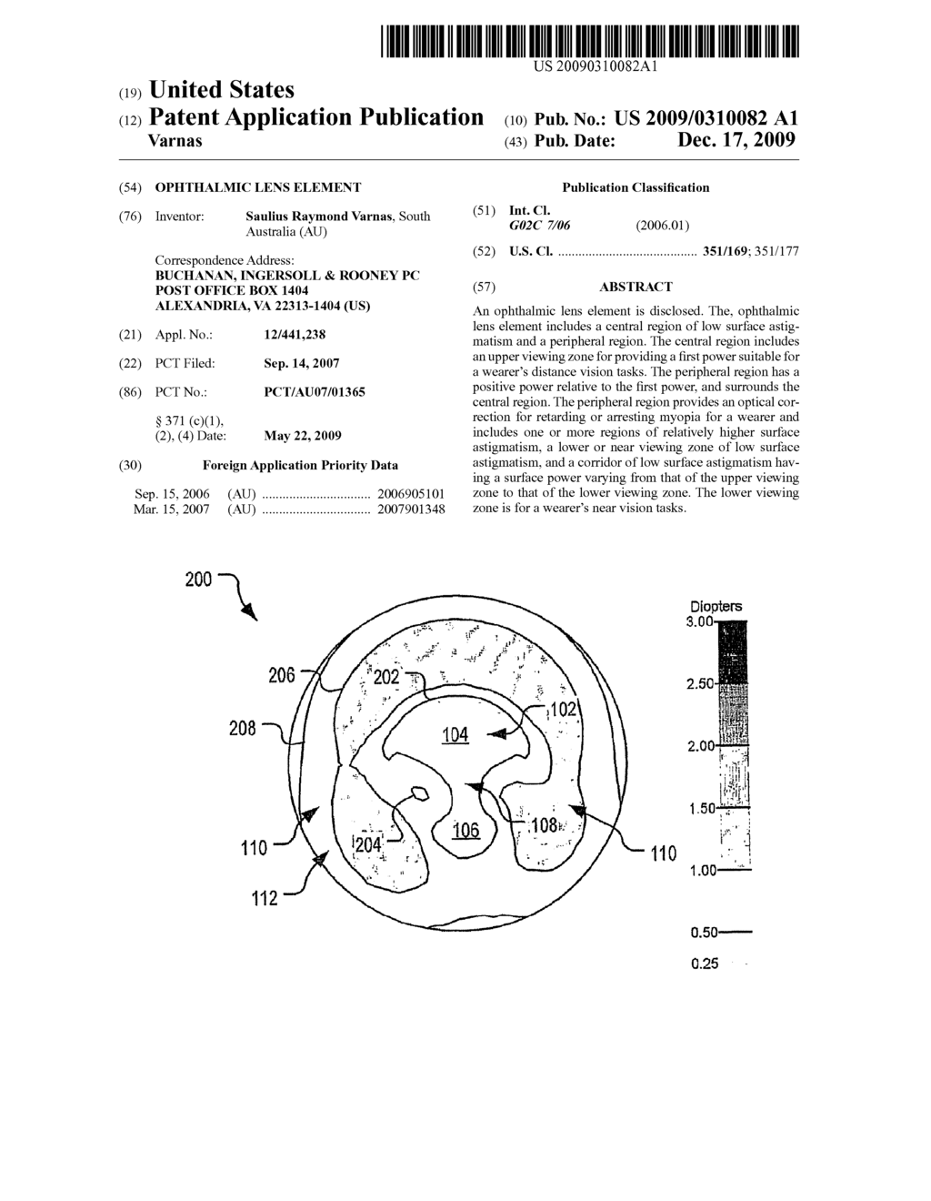 OPHTHALMIC LENS ELEMENT - diagram, schematic, and image 01