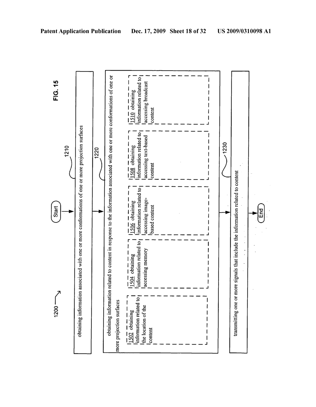 Methods and systems for projecting in response to conformation - diagram, schematic, and image 19