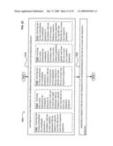 Methods and systems for receiving information associated with the coordinated use of two or more user responsive projectors diagram and image