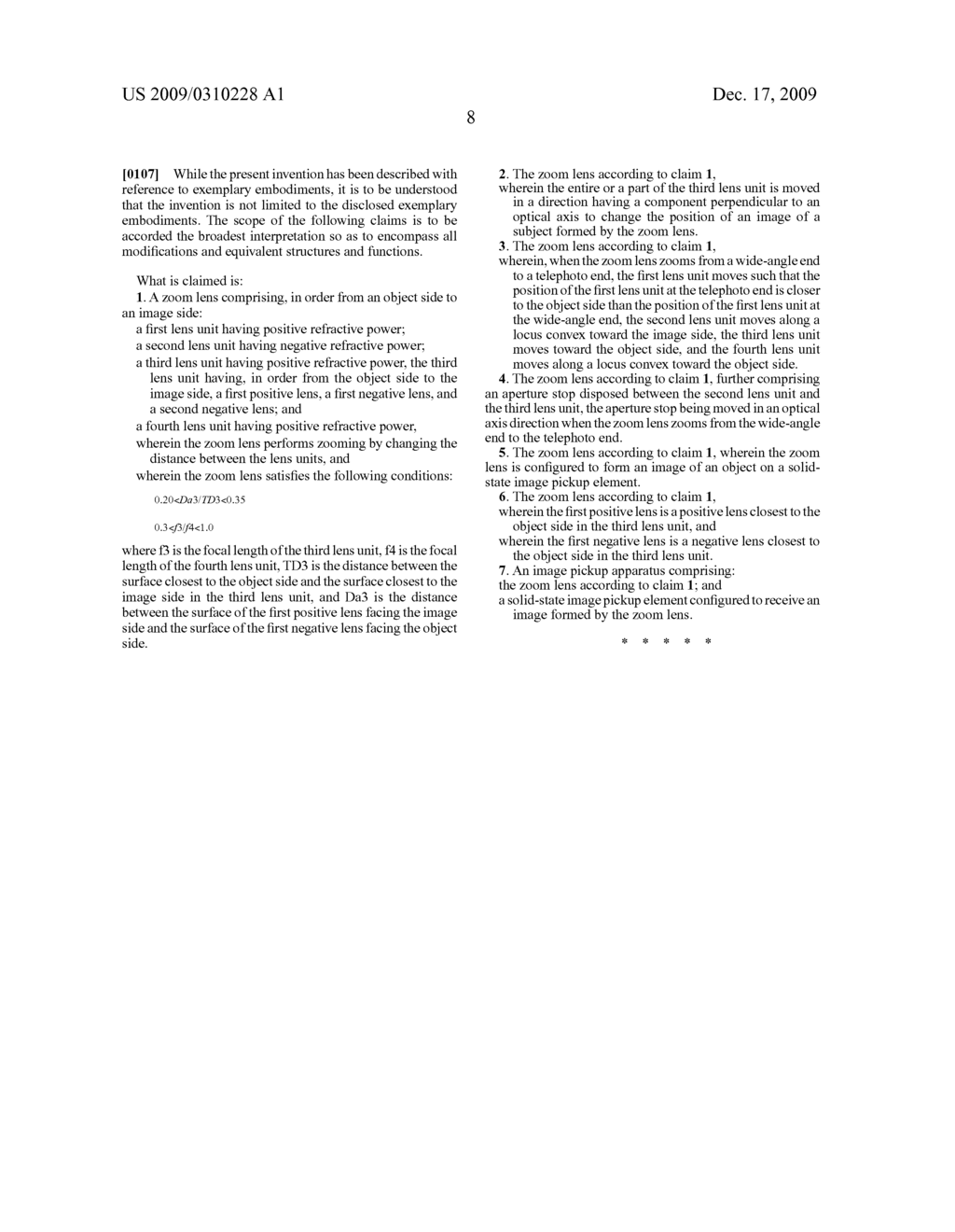 ZOOM LENS AND IMAGE PICKUP APPARATUS HAVING ZOOM LENS - diagram, schematic, and image 30