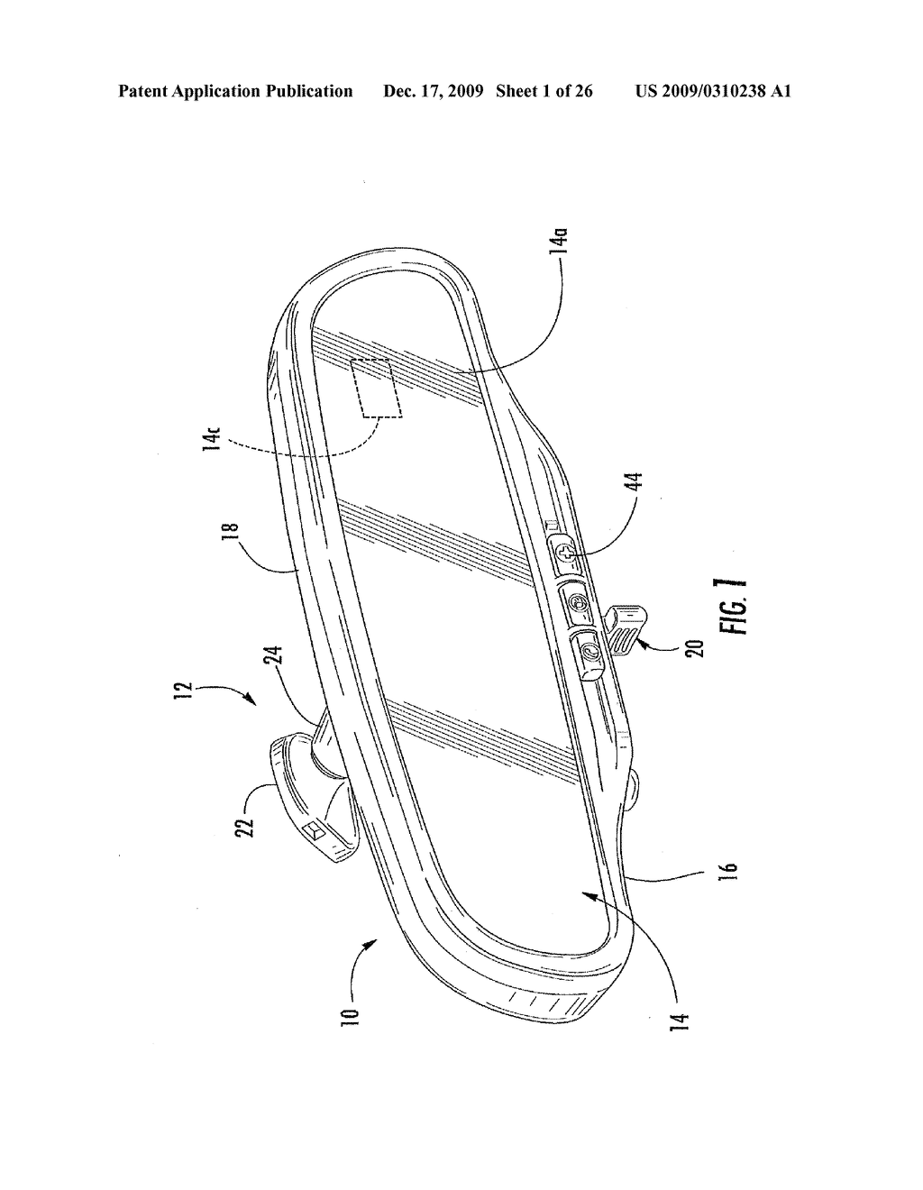 INTERIOR REARVIEW MIRROR ASSEMBLY - diagram, schematic, and image 02