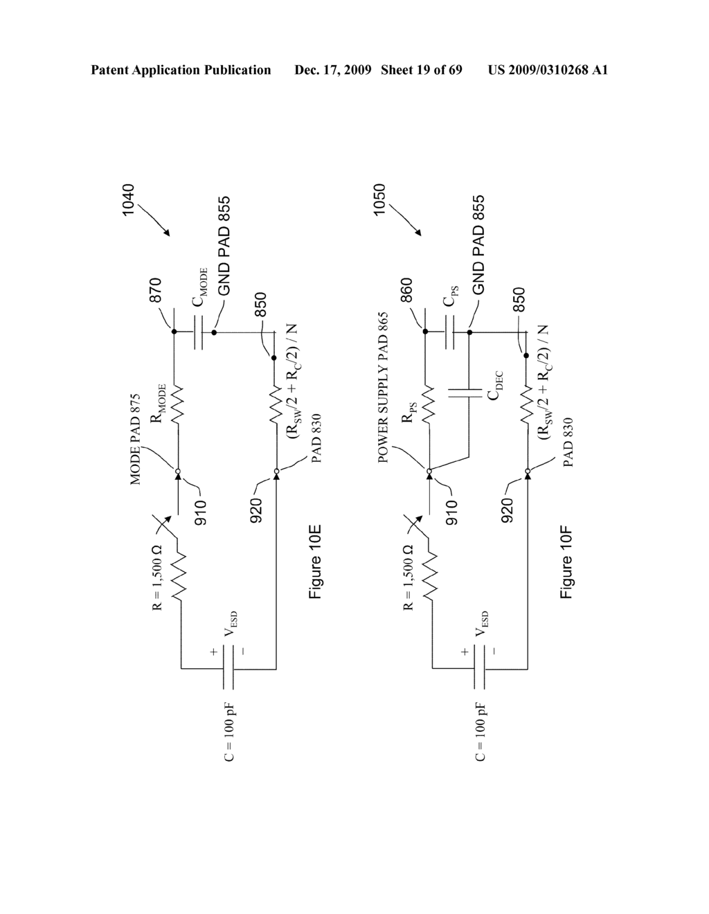 NANOTUBE ESD PROTECTIVE DEVICES AND CORRESPONDING NONVOLATILE AND VOLATILE NANOTUBE SWITCHES - diagram, schematic, and image 20