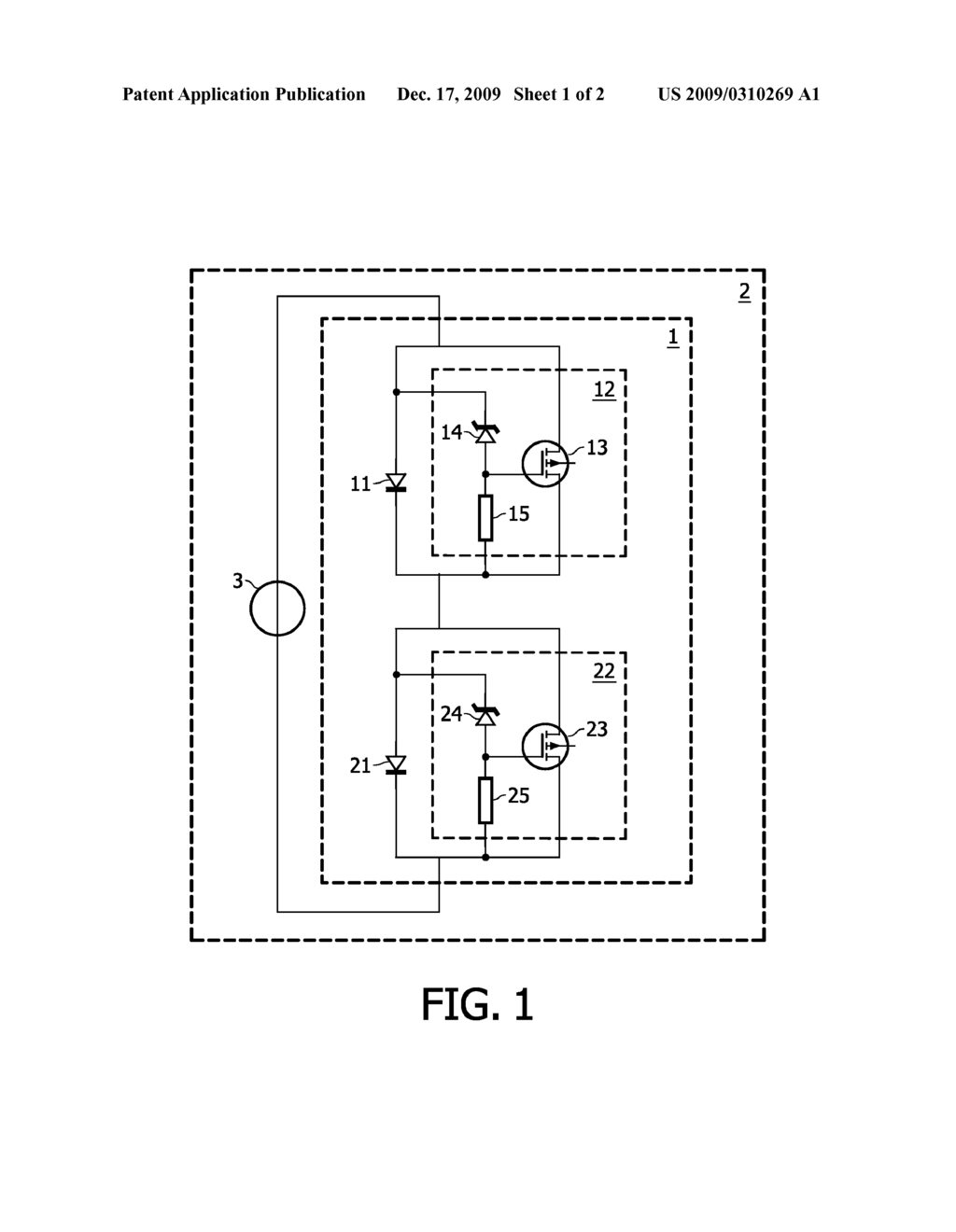 ARRANGEMENT AND METHOD FOR DEACTIVATING ELECTRICAL ELEMENTS WHEN MALFUNCTIONING - diagram, schematic, and image 02