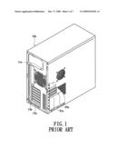 HEAT-DISSIPATING STRUCTURE HAVING AN EXTERNAL FAN diagram and image