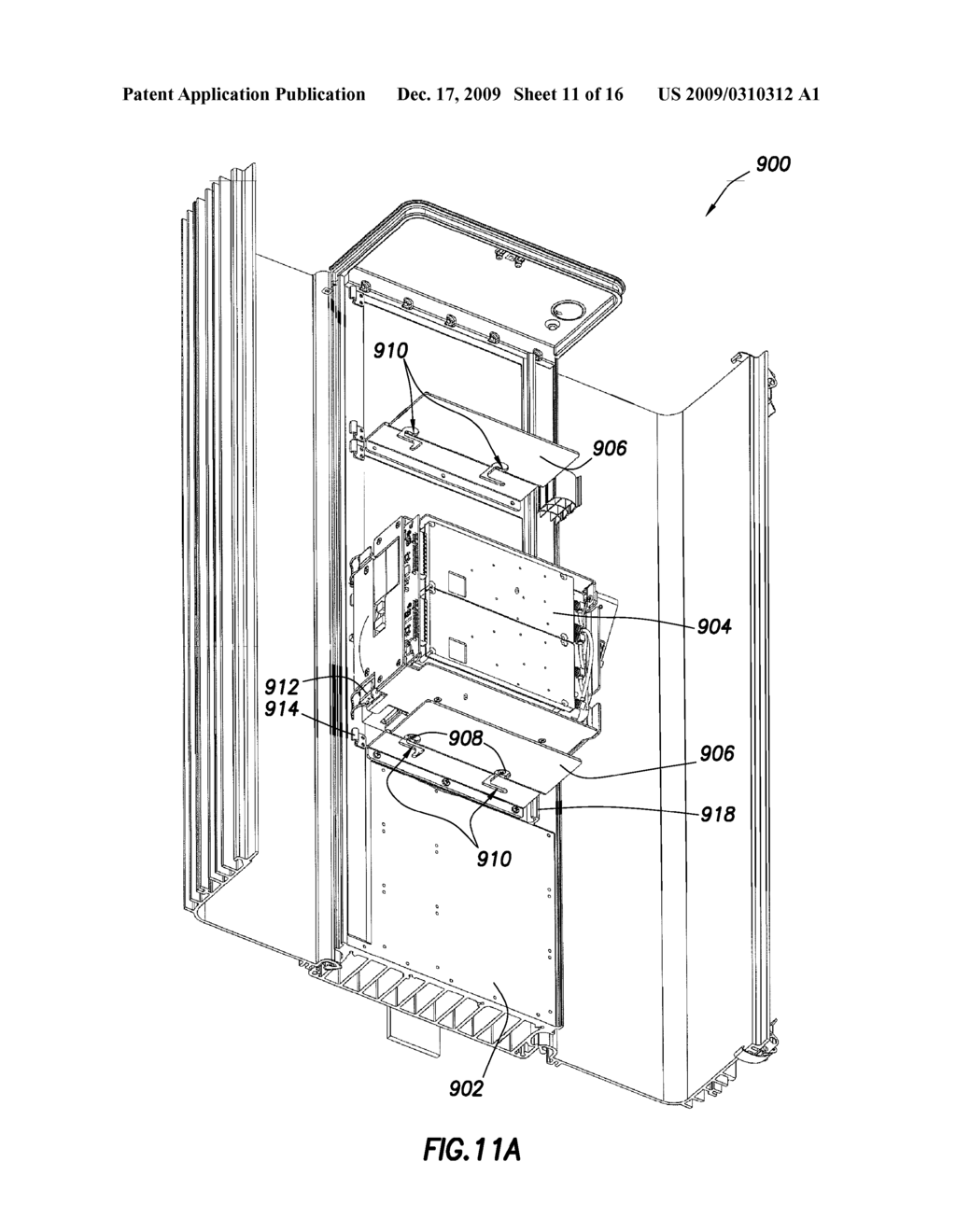 APPARATUS FOR MOUNTING A MODULE AND ENABLING HEAT CONDUCTION FROM THE MODULE TO THE MOUNTING SURFACE - diagram, schematic, and image 12