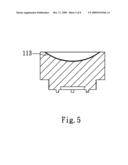 Light Emitting Diode Lens Structure and An Illumination Apparatus Incorporating with the LED Lens Structure diagram and image