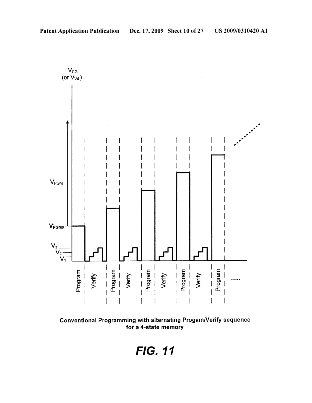 Method for Correlated Multiple Pass Programming in Nonvolatile Memory - diagram, schematic, and image 11