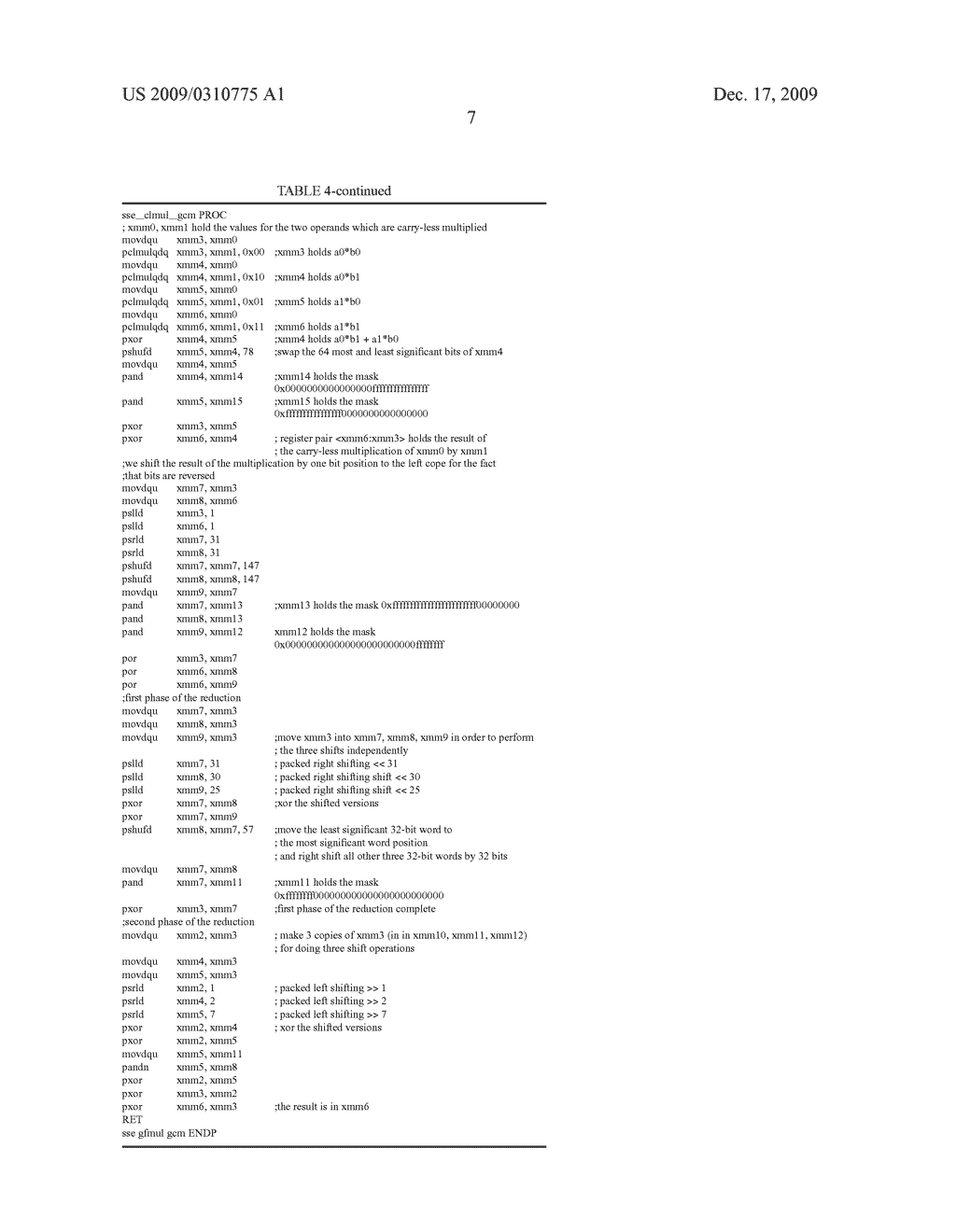 Using a single instruction multiple data (SIMD) instruction to speed up galois counter mode (GCM) computations - diagram, schematic, and image 13