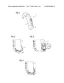 Hearing Device with a Battery Compartment to Accommodate a Battery Secured by a Spring Element diagram and image