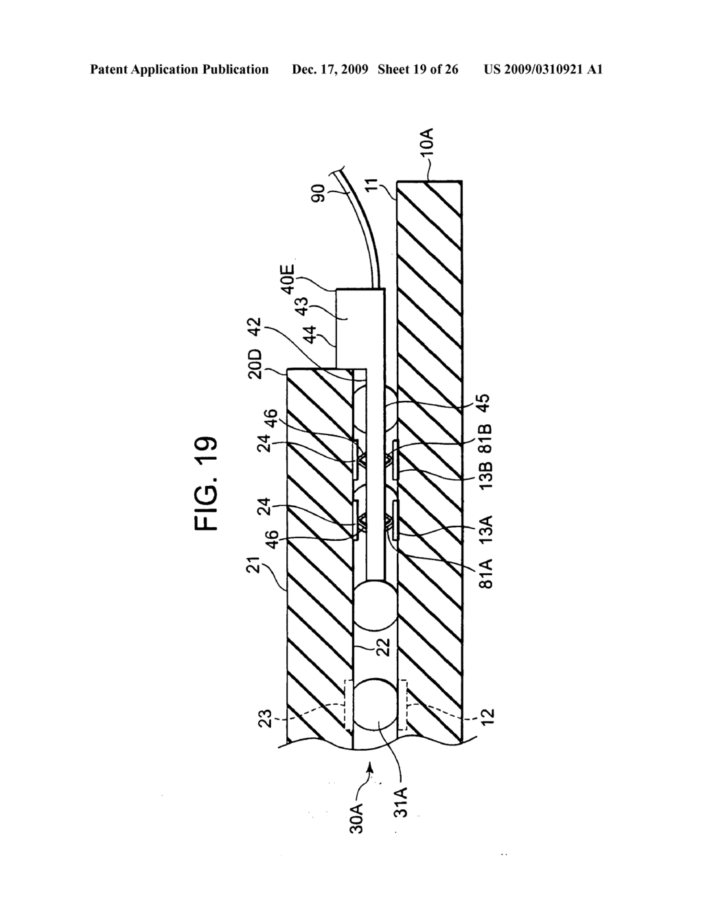 Optical transmission apparatus to which optical cable is connected - diagram, schematic, and image 20