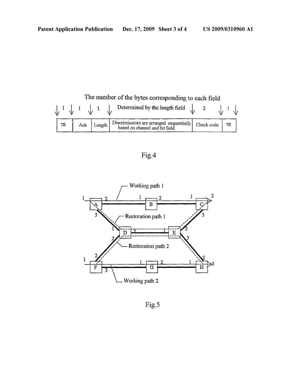  METHOD FOR MESH OPTICAL NETWORK SERVICE RESTORATION - diagram, schematic, and image 04