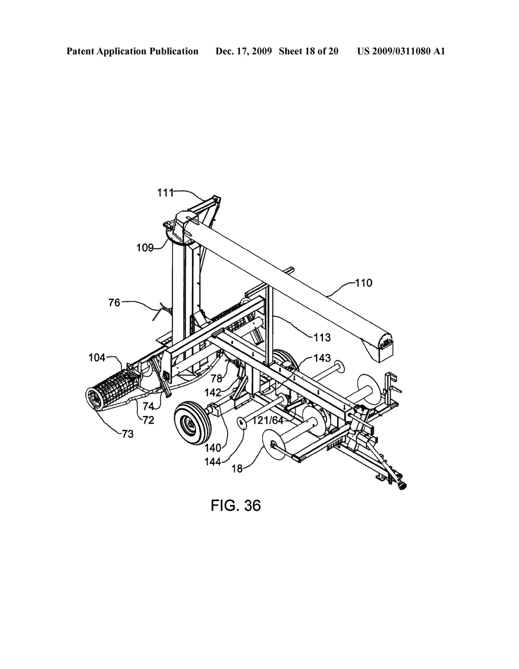 BAG HANDLING ASSEMBLY FOR A GRAIN BAG UNLOADING APPARATUS - diagram, schematic, and image 19