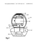 UV Sanitizer for Tethered and Untethered Mouthguards diagram and image