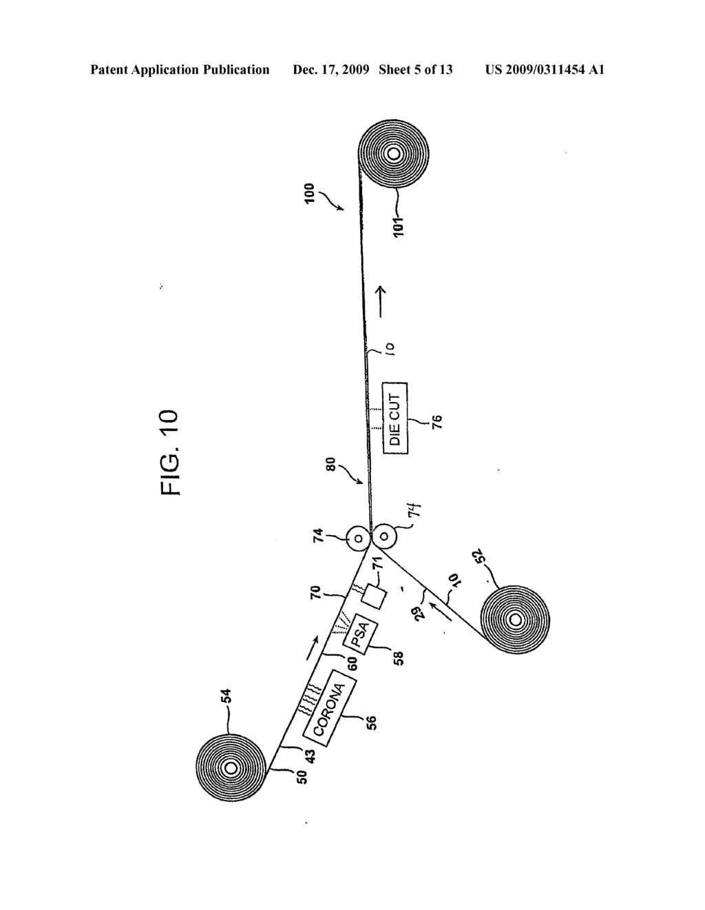 Laminated lidstock with pull tab - diagram, schematic, and image 06