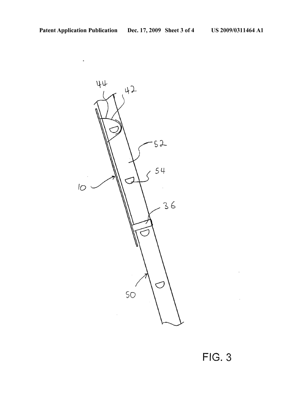 Securable Parapet Cap Roof Mat - diagram, schematic, and image 04