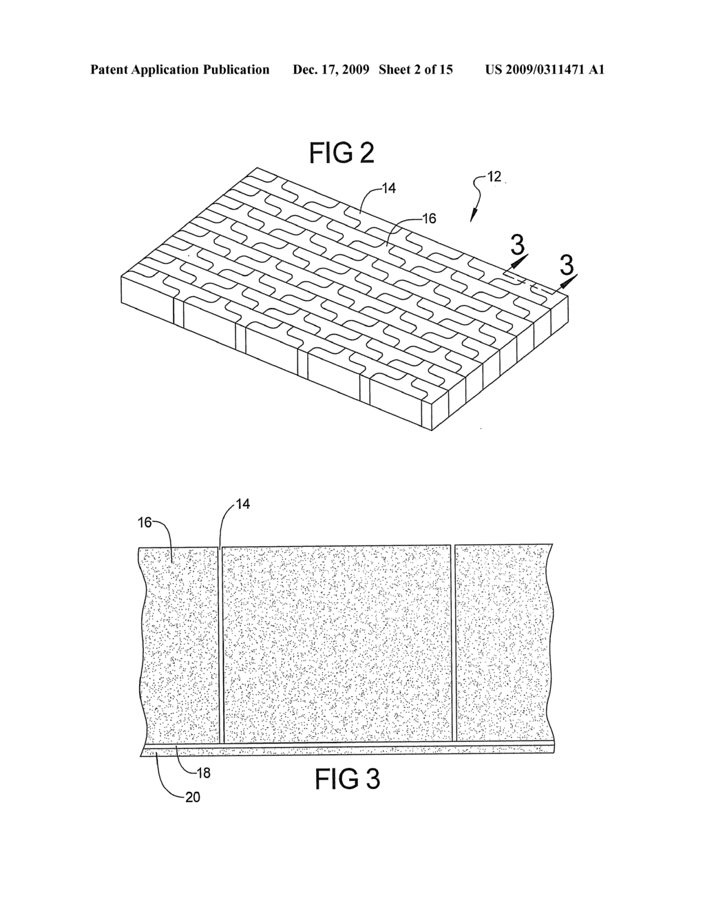 HEAT SHIELD HAVING STRAIN COMPLIANT MATRIX AND METHOD OF FORMING SAME - diagram, schematic, and image 03