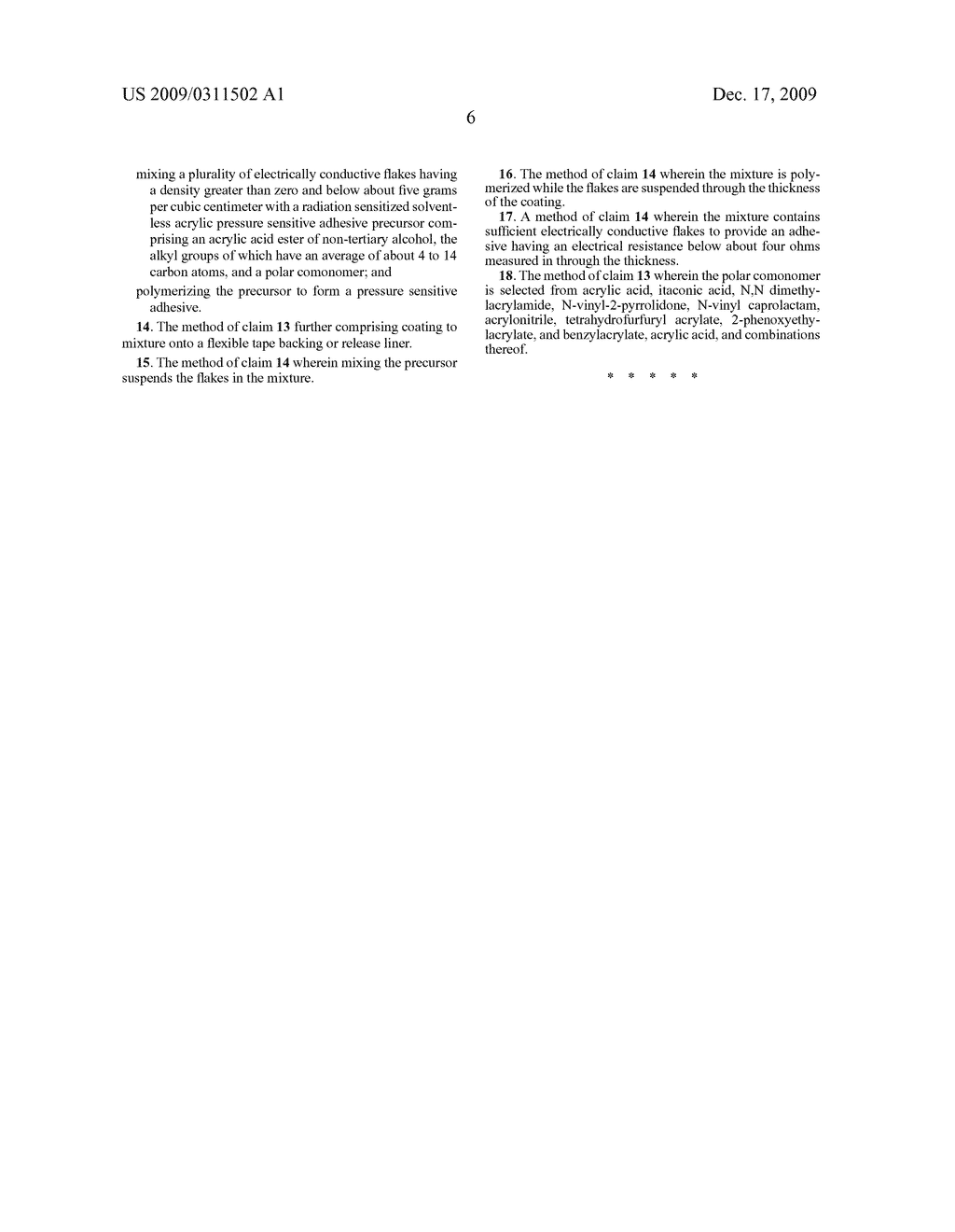 ELECTRICALLY CONDUCTIVE PRESSURE SENSITIVE ADHESIVES - diagram, schematic, and image 07