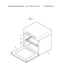 Coating composition, and cooking device or cooking receptacle coated with the same diagram and image