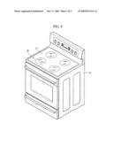 Coating composition, and cooking device or cooking receptacle coated with the same diagram and image