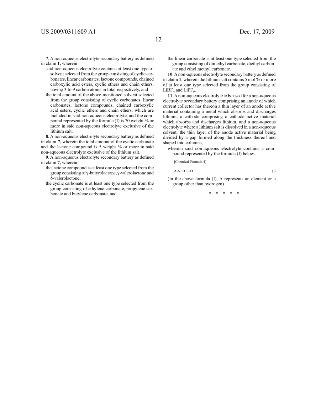 NONAQUEOUS ELECTROLYTE SECONDARY BATTERY AND NONAQUEOUS ELECTROLYTE SOLUTION - diagram, schematic, and image 14