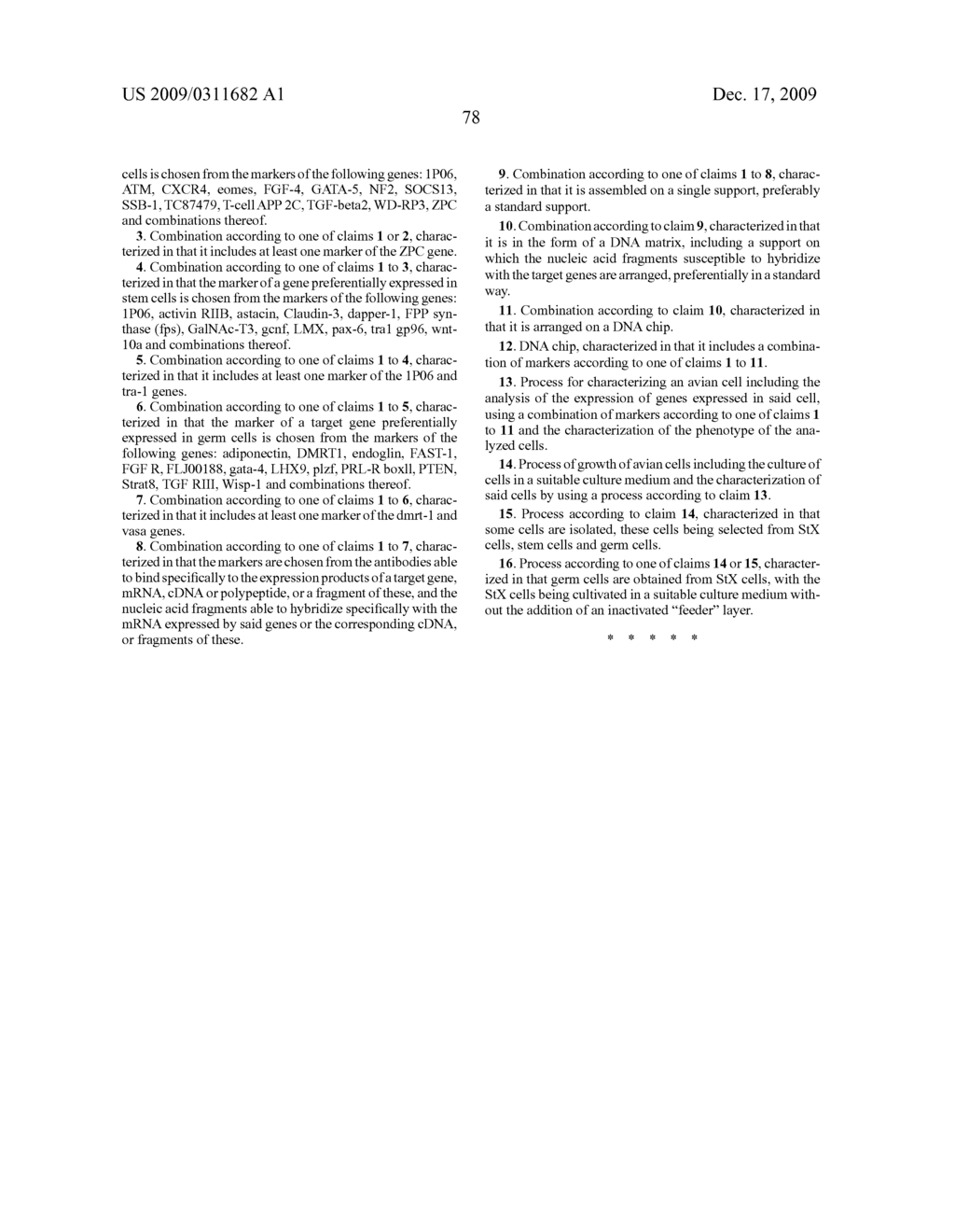 COMBINATION OF AVIAN CELL MARKERS - diagram, schematic, and image 94