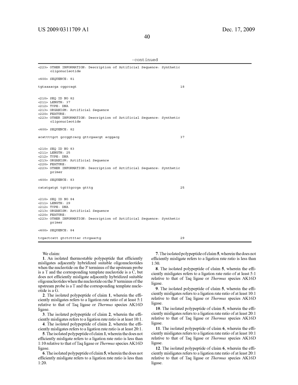 Compositions, Methods, and Kits for (MIS)Ligating Oligonucleotides - diagram, schematic, and image 43