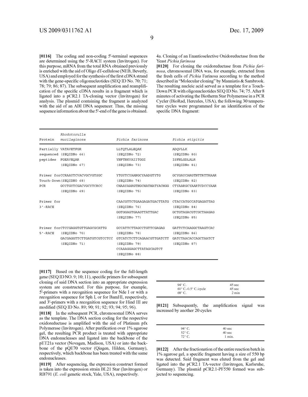 OXIDOREDUCTASES FOR THE STEREOSELECTIVE REDUCTION OF KETO COMPOUNDS - diagram, schematic, and image 10