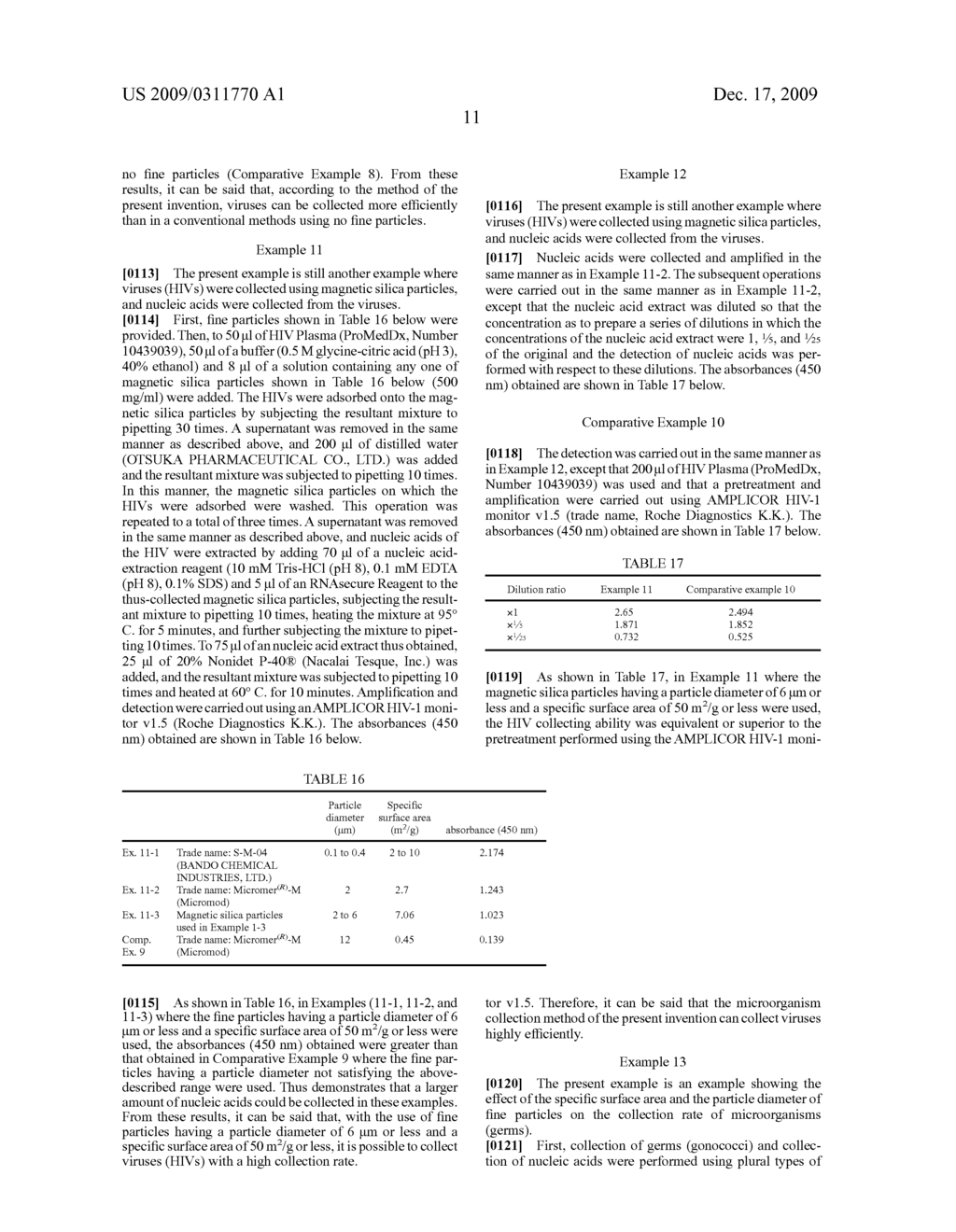 Method of collecting microorganisms using fine particles, method of collecting nucleic acids using fine particles, and kits for use in the these methods - diagram, schematic, and image 16