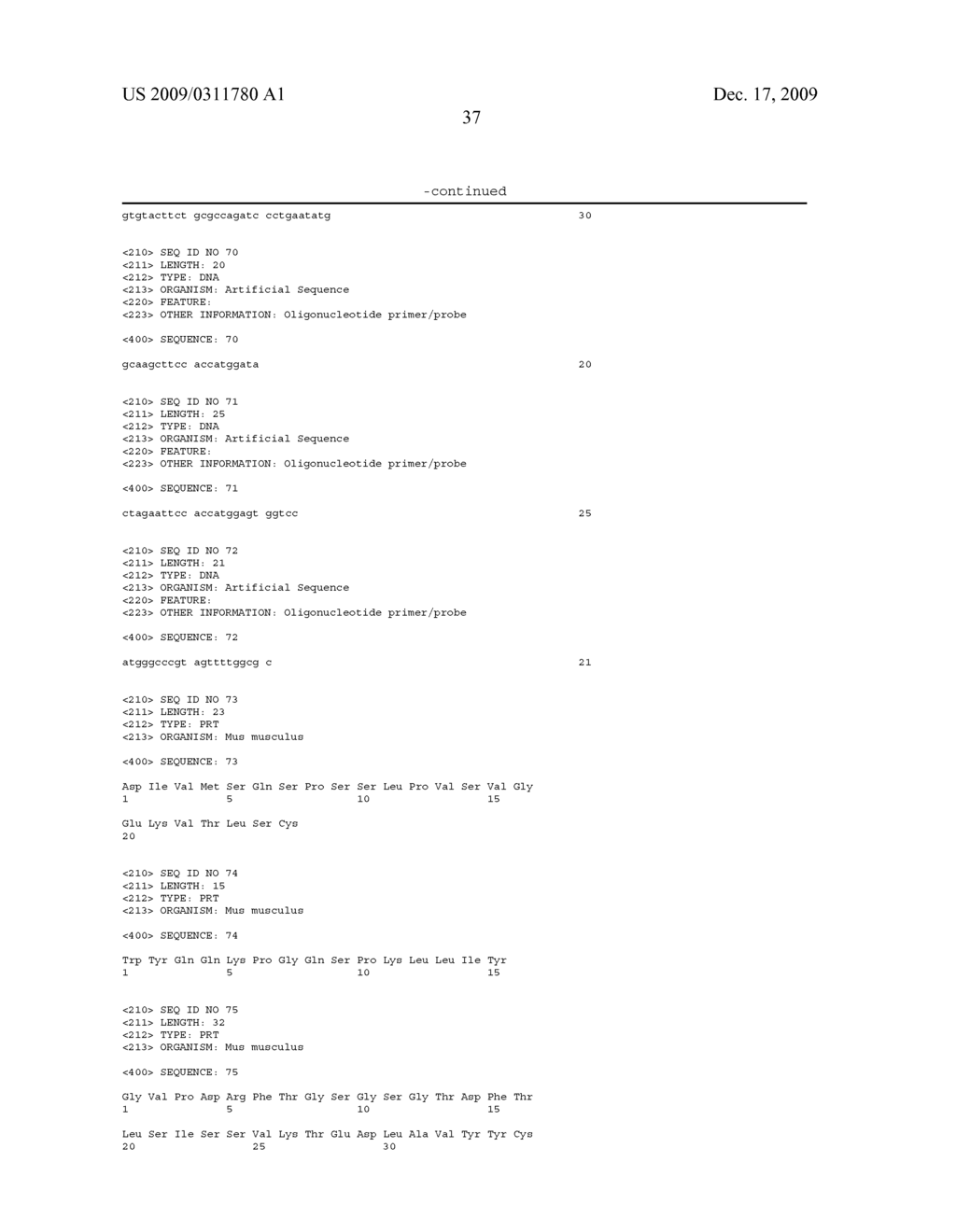 MINIMALLY IMMUNOGENIC VARIANTS OF SDR-GRAFTED HUMANIZED ANTIBODY CC49 AND THEIR USE - diagram, schematic, and image 47