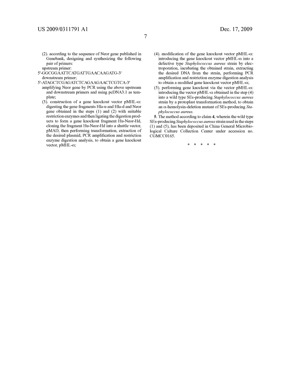 ALPHA-HEMOLYSIN DELETION MUTATION OF SES-PRODUCING STAPHYLOCOCCUS AUREUS AND CONSTRUCT THEREOF - diagram, schematic, and image 11