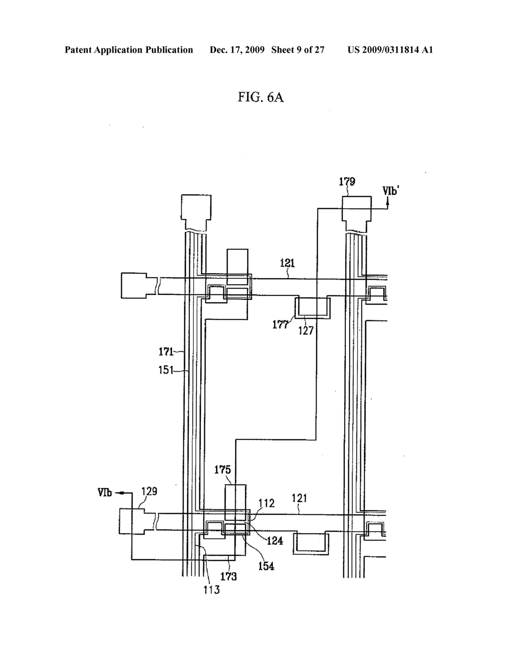 THIN FILM TRANSISTOR ARRAY PANEL FOR A DISPLAY DEVICE AND A METHOD OF MANUFACTURING THE SAME - diagram, schematic, and image 10