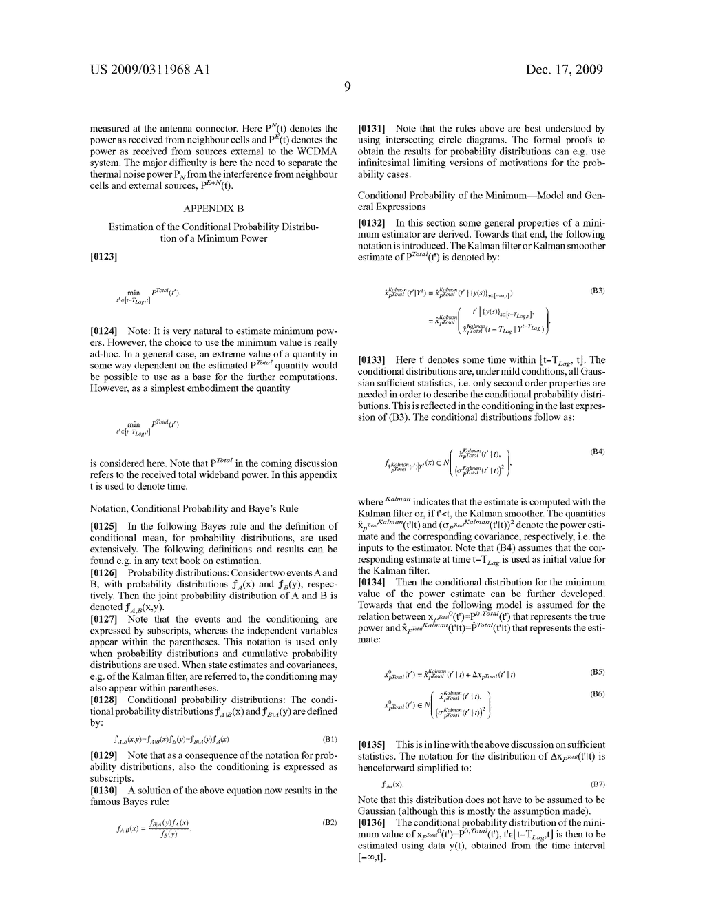 METHOD AND ARRANGEMENT FOR NOISE FLOOR ESTIMATION - diagram, schematic, and image 18