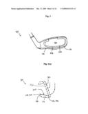 Golf club head with improved mass distribution diagram and image