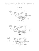 Golf club head with improved mass distribution diagram and image