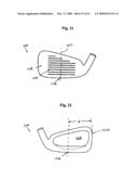 Golf club head with improved mass distribution diagram and image