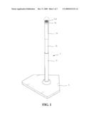 Ball Hitting Practice Device diagram and image