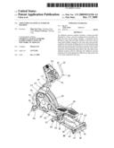 Adjustable elliptical exercise machine diagram and image