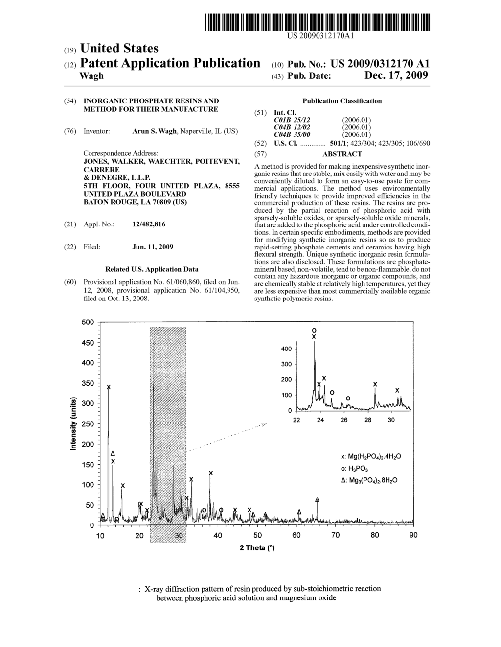 Inorganic Phosphate Resins and Method for Their Manufacture - diagram, schematic, and image 01