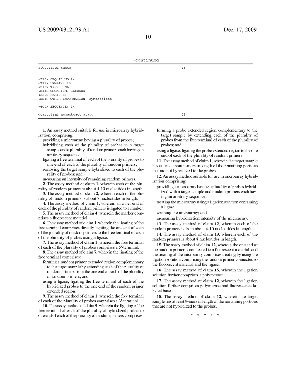 MICROARRAY HYBRIDIZATION ASSAY METHODS - diagram, schematic, and image 16