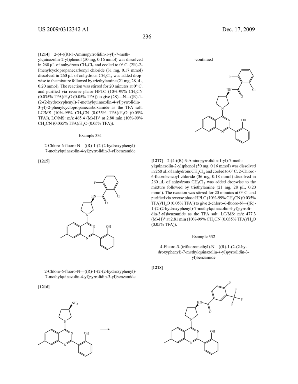 Quinazolines useful as modulators of ion channels - diagram, schematic, and image 237