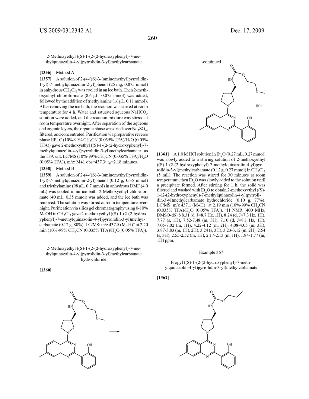 Quinazolines useful as modulators of ion channels - diagram, schematic, and image 261