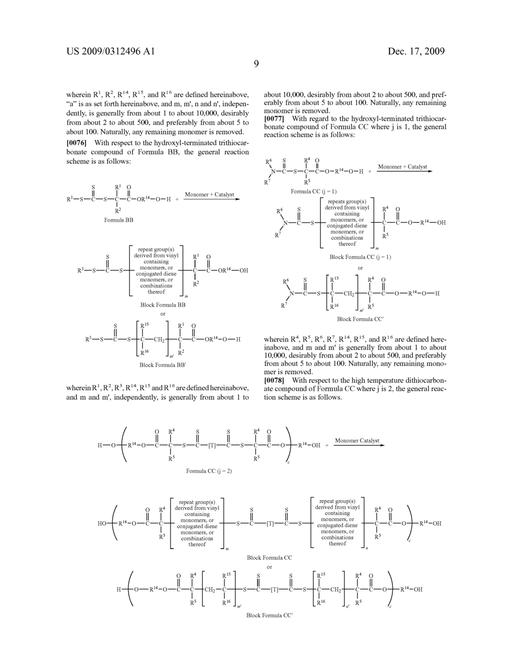 Hydroxyl-Terminated Thiocarbonate Containing Compounds, Polymers, and Copolymers, and Polyurethanes and Urethane Acrylics Made Therefrom - diagram, schematic, and image 10