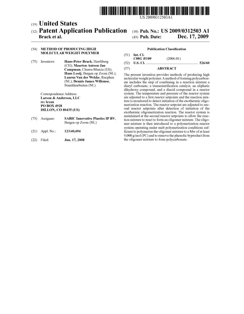 Method of Producing High Molecular Weight Polymer - diagram, schematic, and image 01