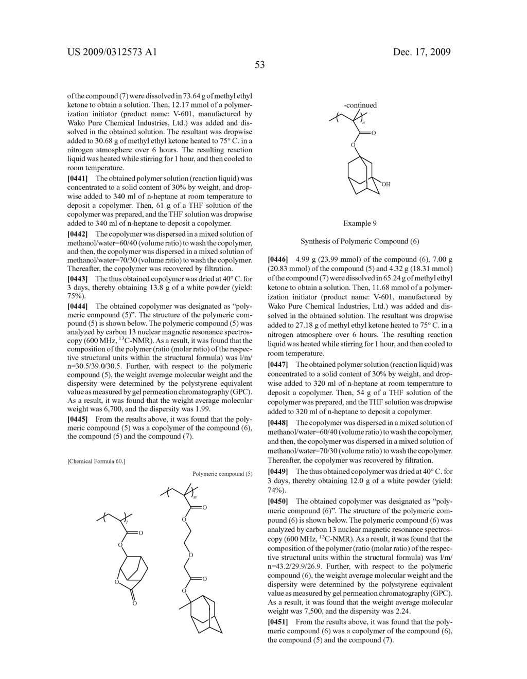 POSITIVE RESIST COMPOSITION, METHOD OF FORMING RESIST PATTERN, POLYMERIC COMPOUND, AND COMPOUND - diagram, schematic, and image 54