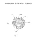 Radio-labeled ingestible capsule diagram and image