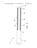 Wire guide having a rib for coil attachment diagram and image