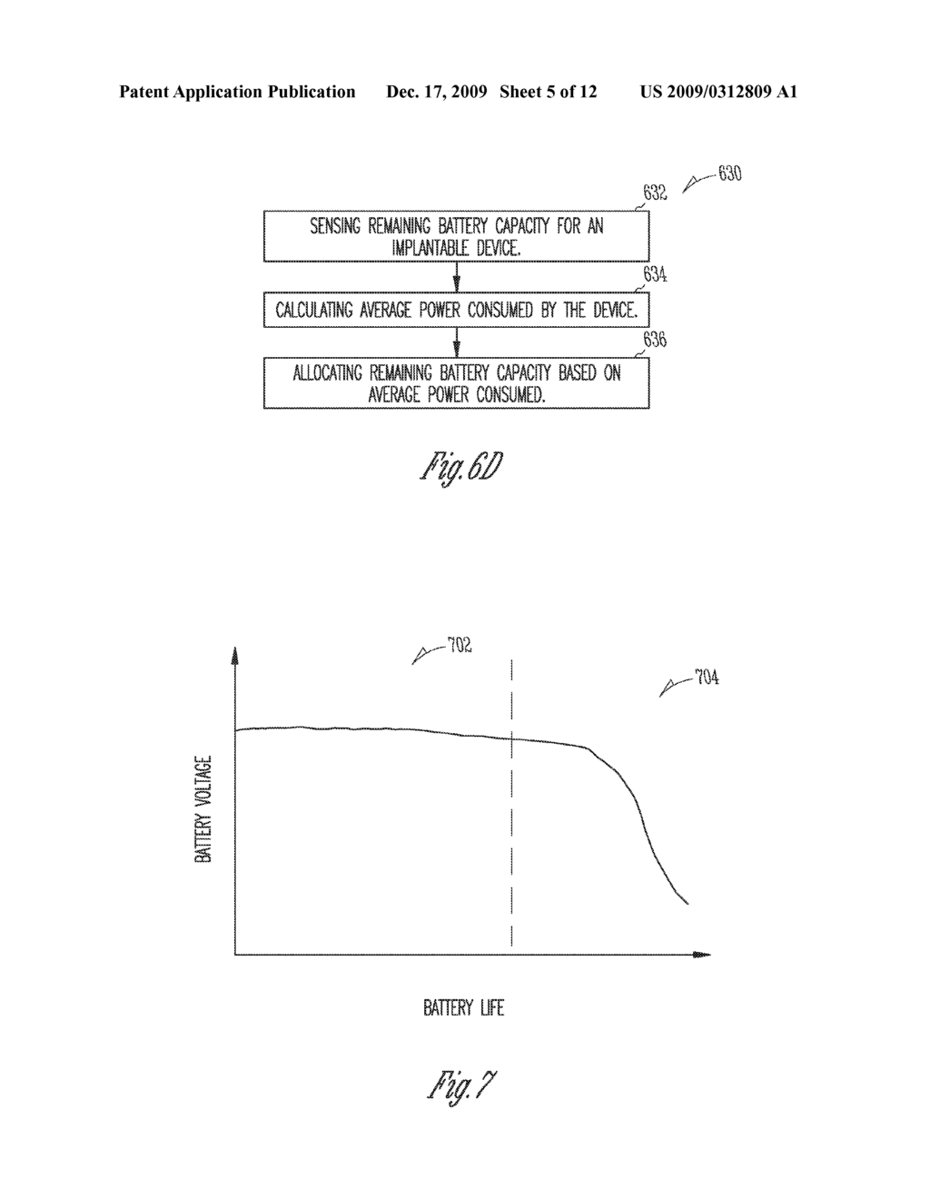 BATTERY DEPTH OF DISCHARGE IN AN IMPLANTABLE DEVICE - diagram, schematic, and image 06