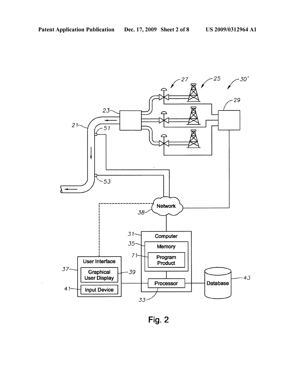 SYSTEM, PROGRAM PRODUCT, AND RELATED METHODS FOR ESTIMATING AND MANAGING CRUDE GRAVITY IN FLOWLINES IN REAL-TIME - diagram, schematic, and image 03